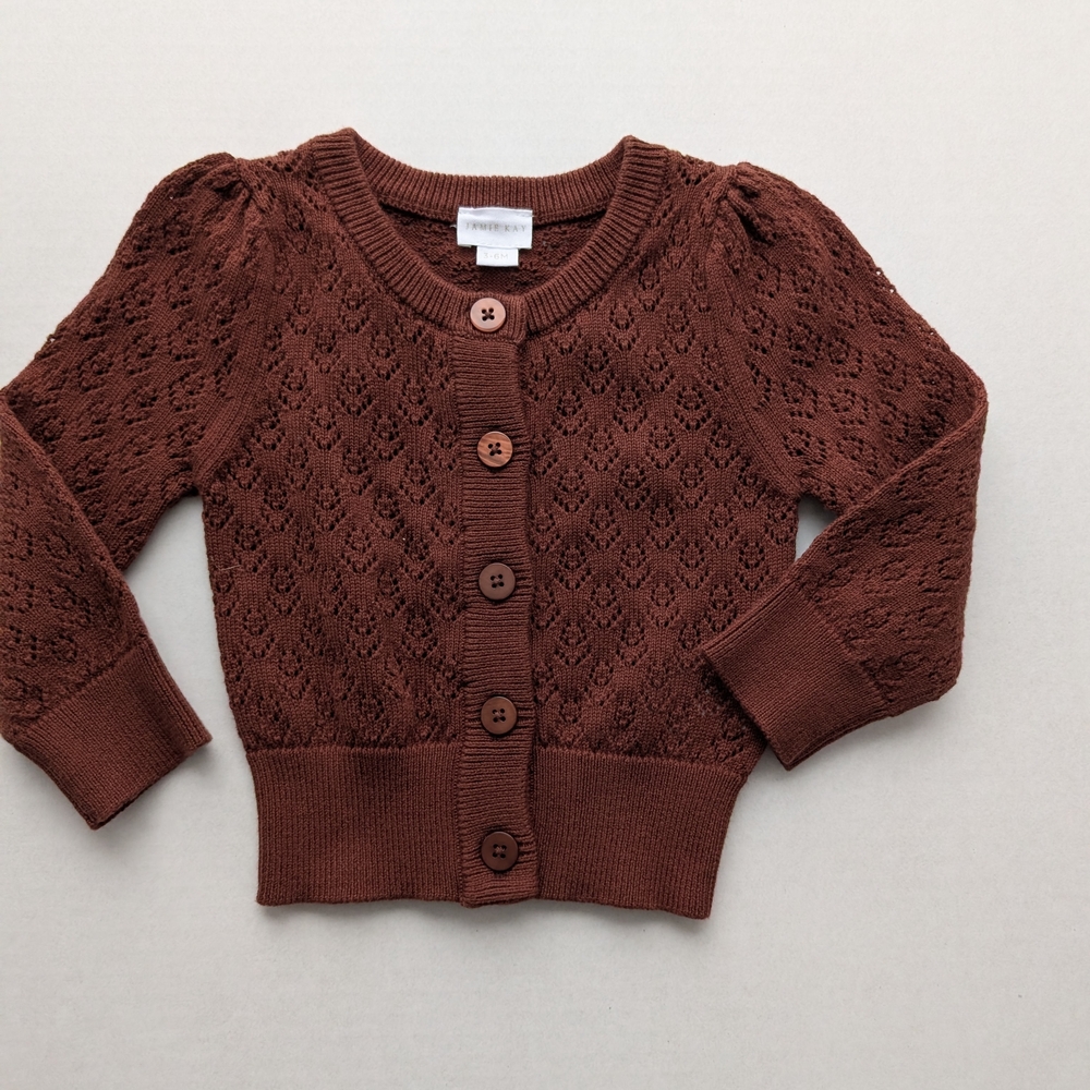 Jamie Kay Chocolate Knit Cardigan - Picture 2 of 4